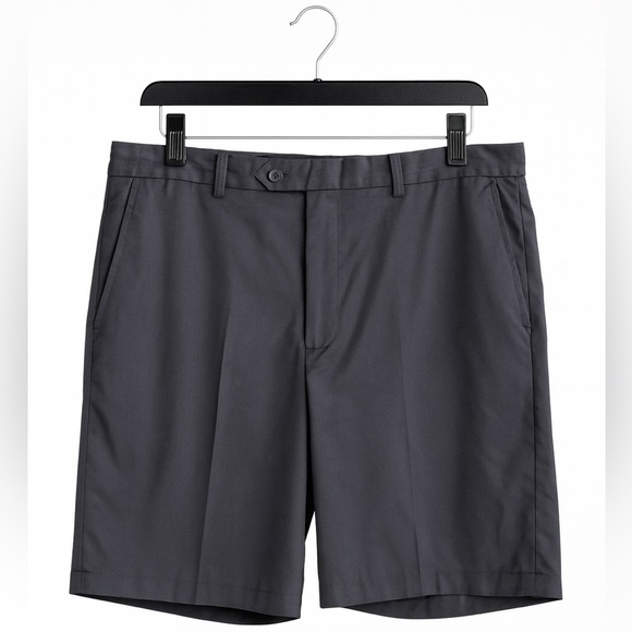 Jos. Banks Men's Size 35 Gray Tailored Fit Ledbetter Polyester Golf Shorts - Picture 1 of 1